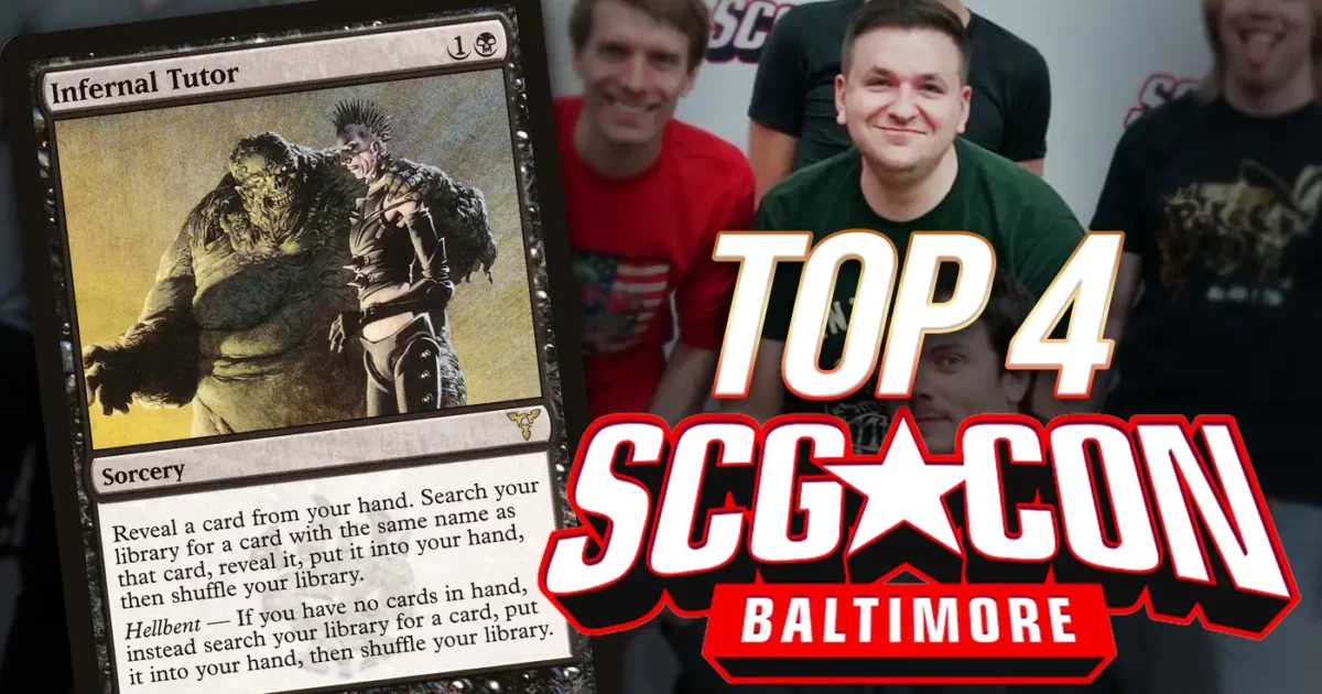 TOP 4 INFERNAL TUTOR IS BACK SCG CON Baltimore Legacy 5k The EPIC