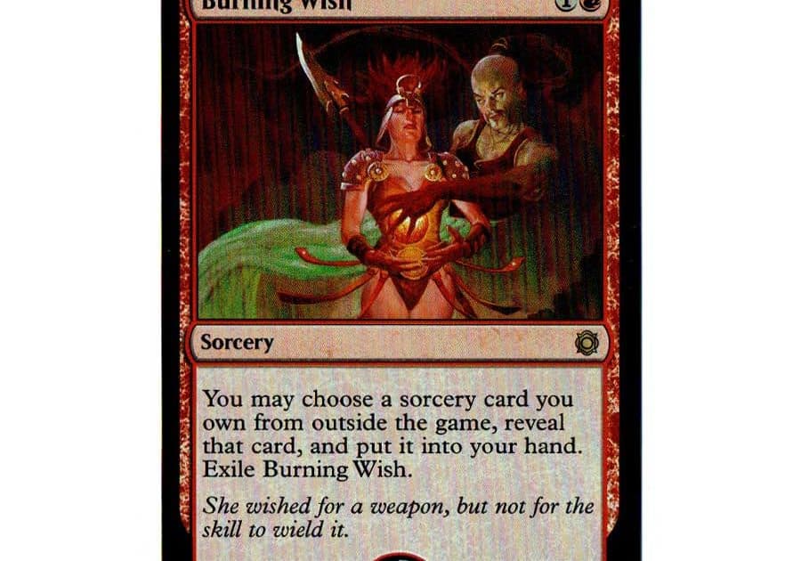 Burning Wish Foil The Epic Storm