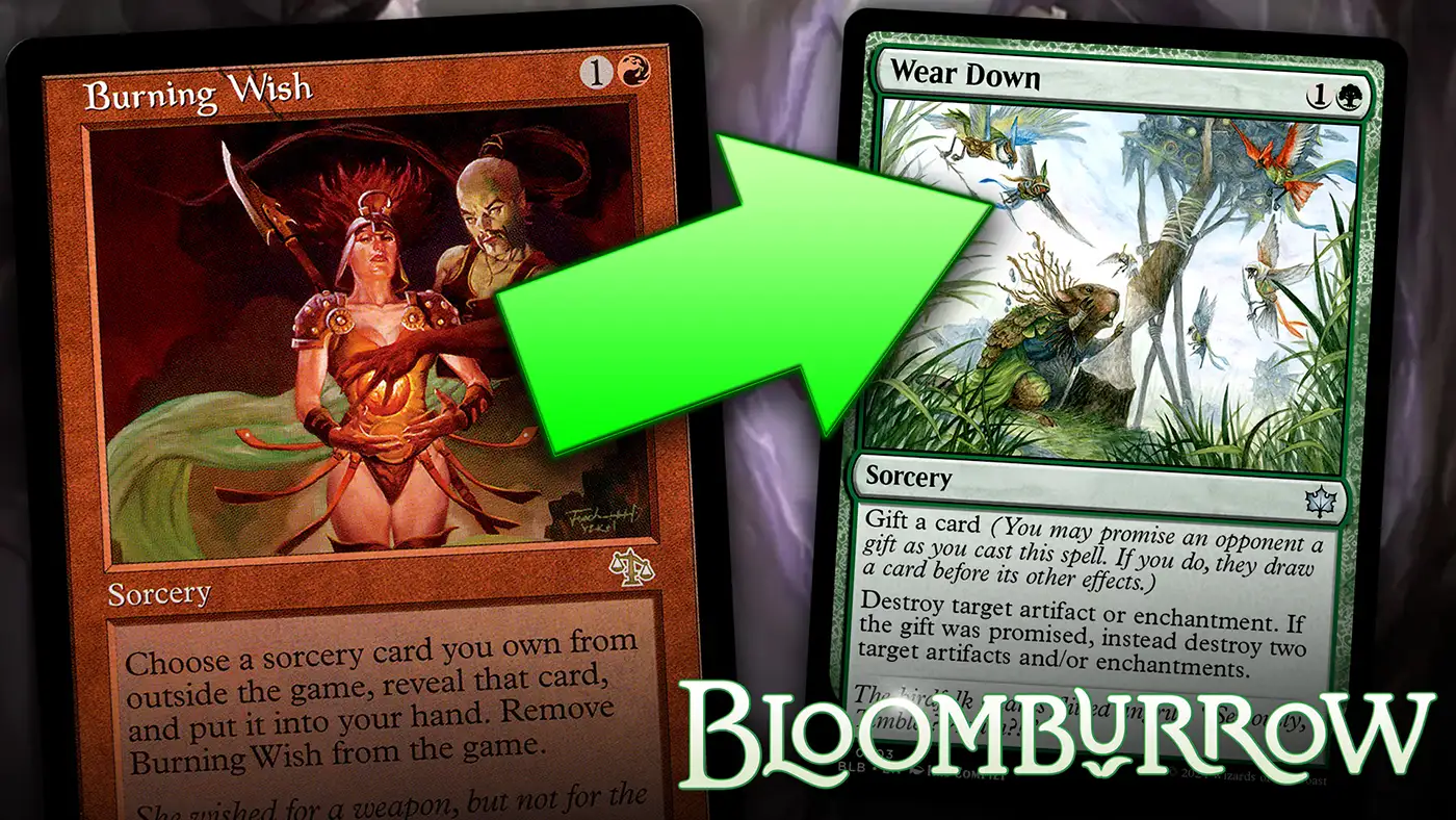 Bloomburrow's NEW Burning Wish target!