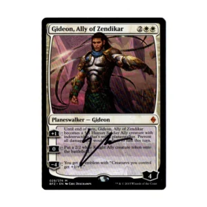 Gideon Ally of Zendikar Signed