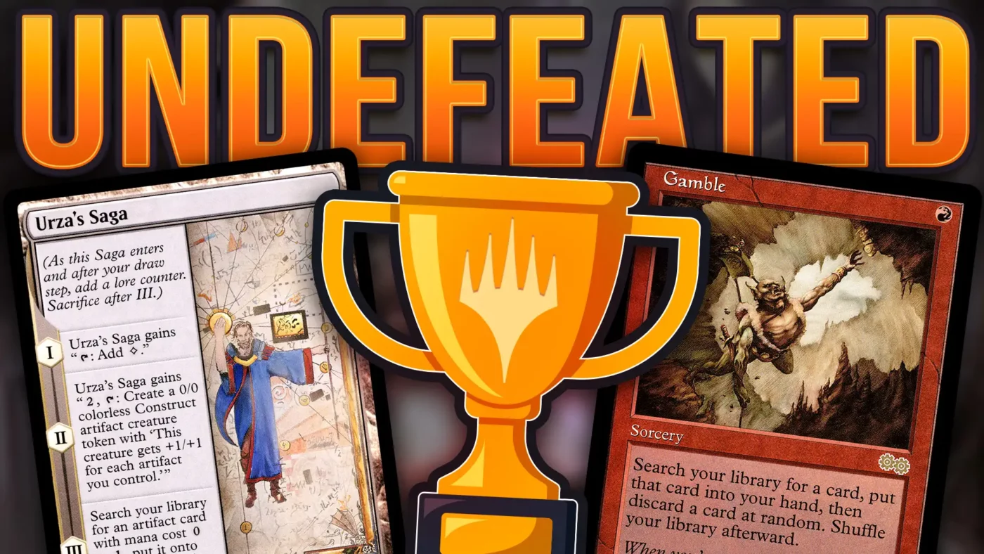 UNDEFEATED! The EPIC Storm with Urza's Saga and Gamble